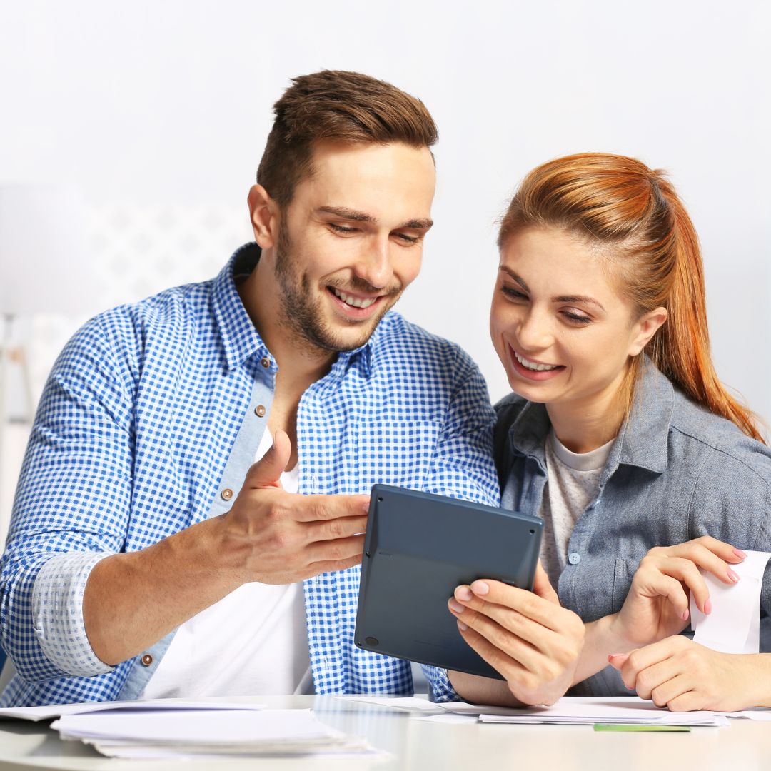 happy about saving money on bills